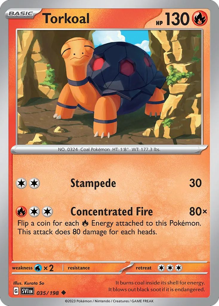 Chartor — SV01: Scarlet & Violet Base Set — Pokémon
