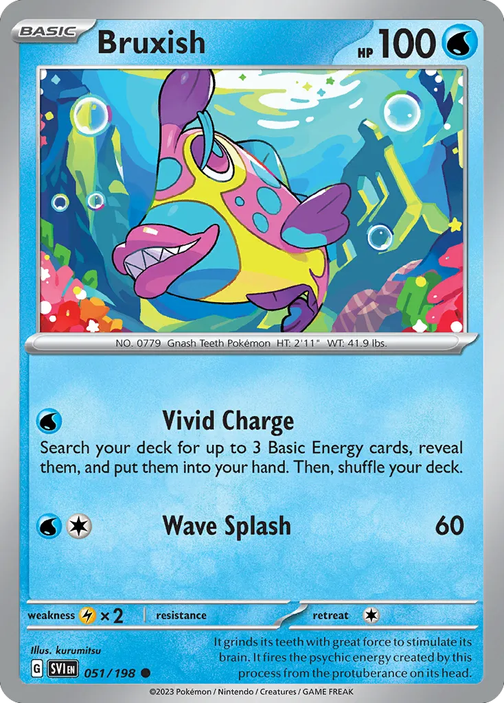 Bruxish from SV01: Scarlet & Violet Base Set - Pokemon
