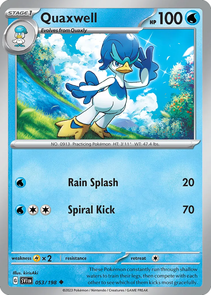 Quaxwell — SV01: Scarlet & Violet Base Set — Pokemon