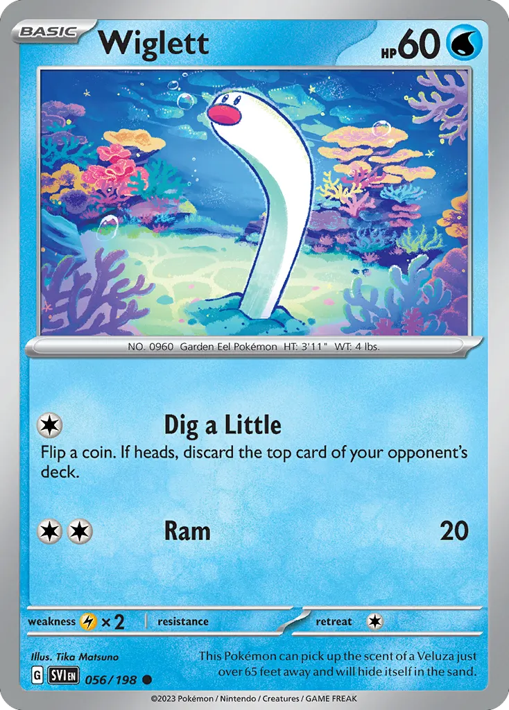 Wiglett — SV01: Scarlet & Violet Base Set — Pokémon