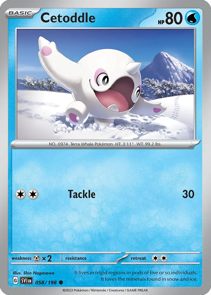 Cetoddle — SV01: Scarlet & Violet Base Set — Pokémon