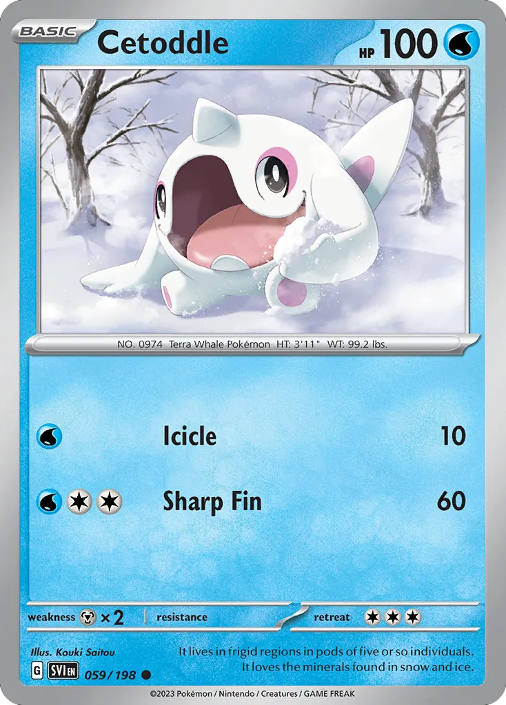 Cetoddle — SV01: Scarlet & Violet Base Set — Pokémon