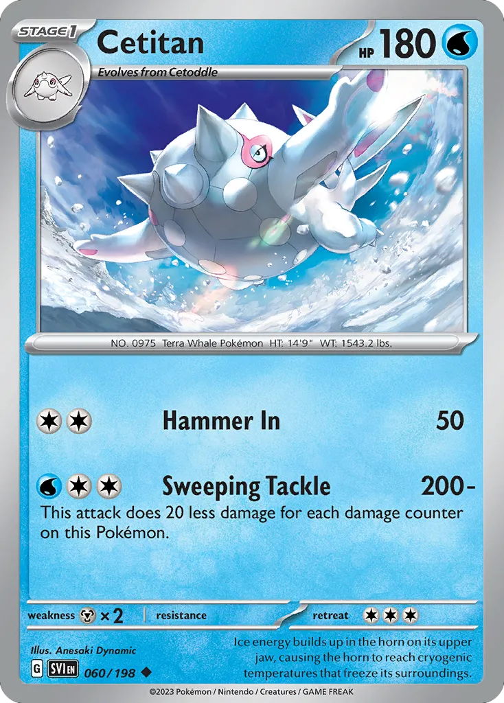 Cetitan — SV01: Scarlet & Violet Base Set — Pokémon