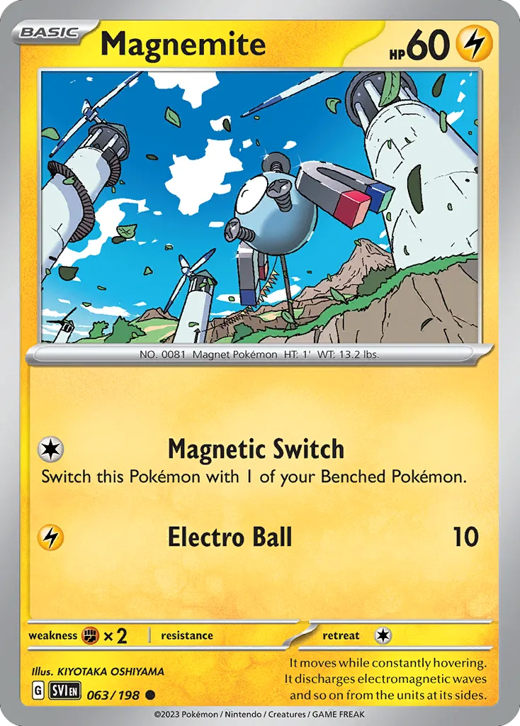 Magnemite — SV01: Scarlet & Violet Base Set — Pokémon