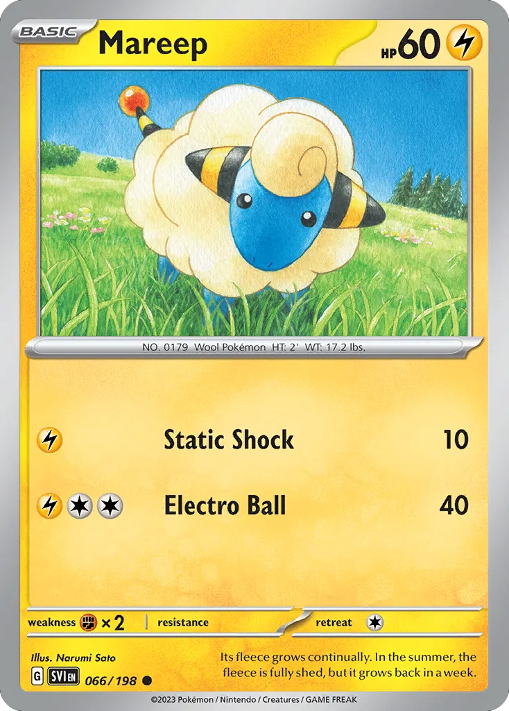 Mareep — SV01: Scarlet & Violet Base Set — Pokemon