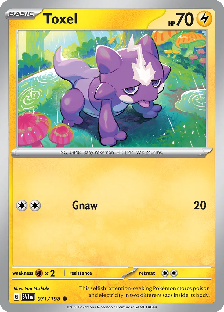 Toxel from SV01: Scarlet & Violet Base Set - Pokemon