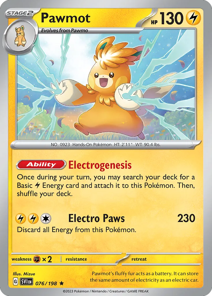 Pawmot — SV01: Scarlet & Violet Base Set — Pokémon