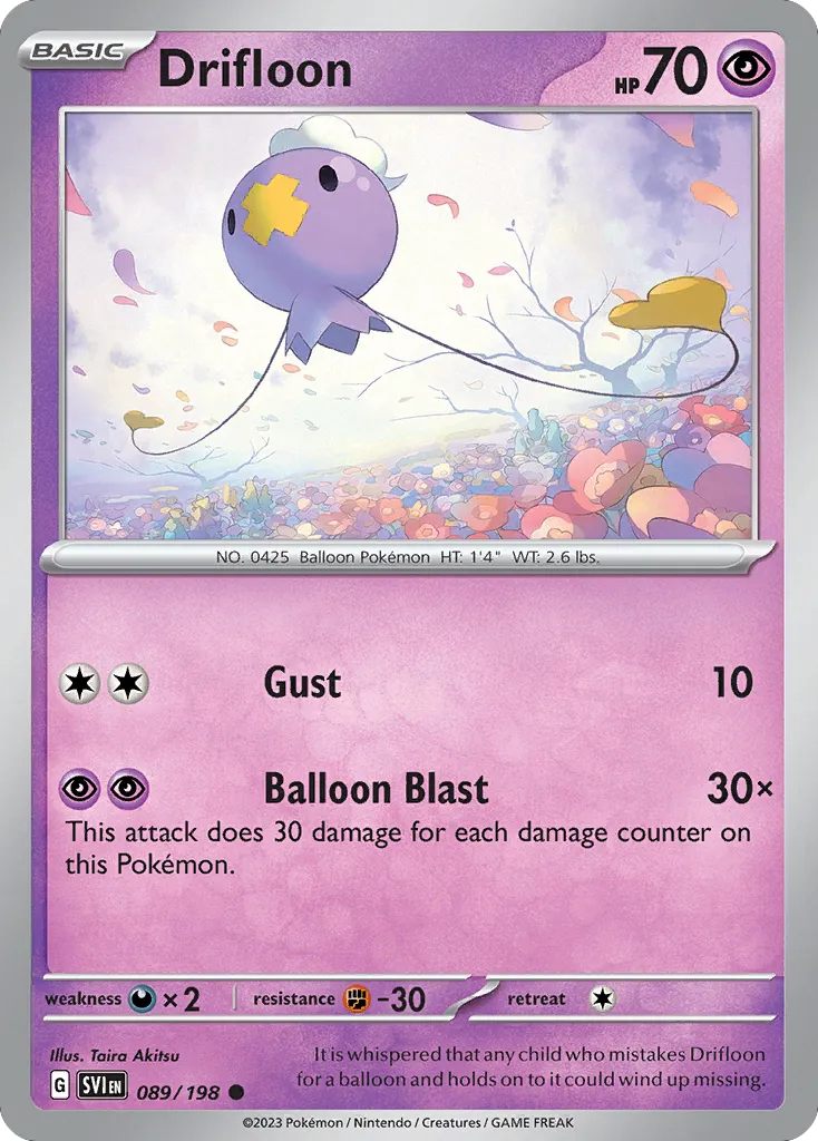 Drifloon — SV01: Scarlet & Violet Base Set — Pokémon