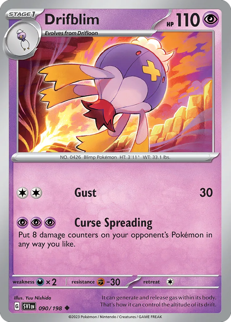 Drifblim — SV01: Scarlet & Violet Base Set — Pokémon