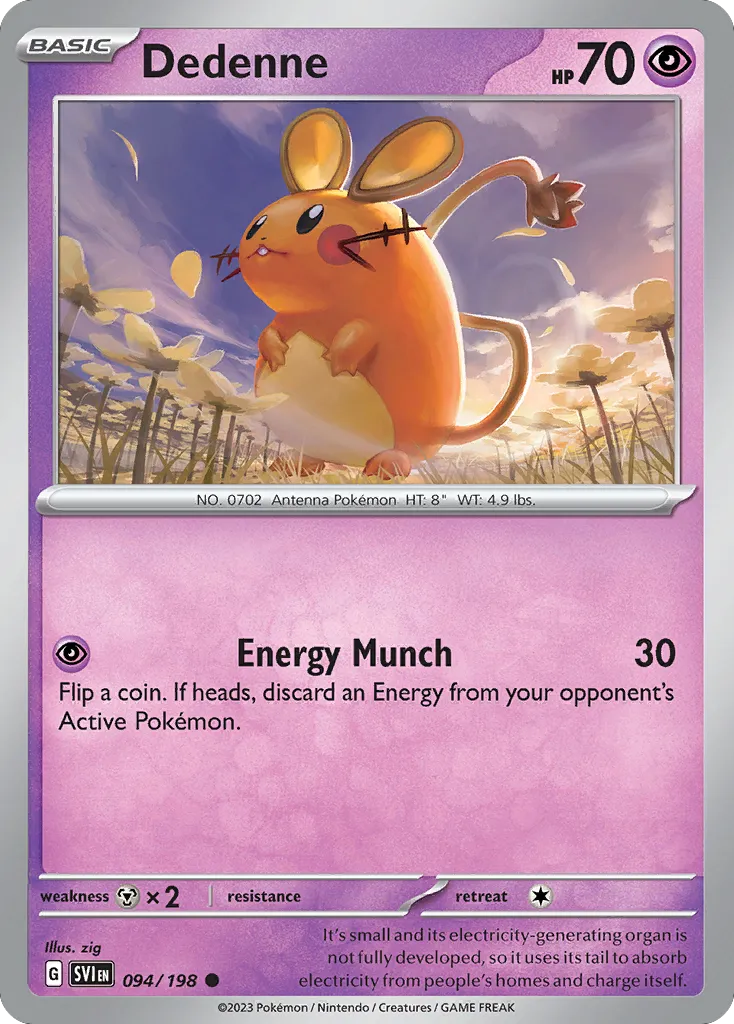 Dedenne from SV01: Scarlet & Violet Base Set - Pokemon