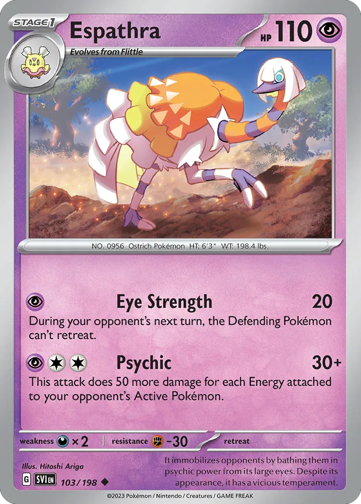 Espathra — SV01: Scarlet & Violet Base Set — Pokémon