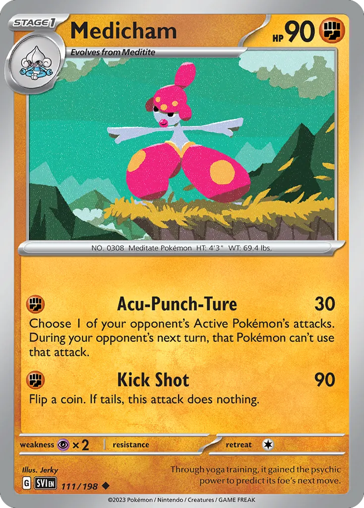 Medicham — SV01: Scarlet & Violet Base Set — Pokémon