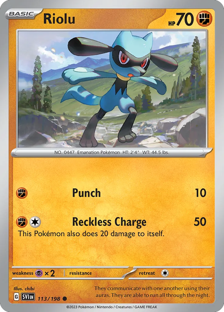 Riolu — SV01: Scarlet & Violet Base Set — Pokemon