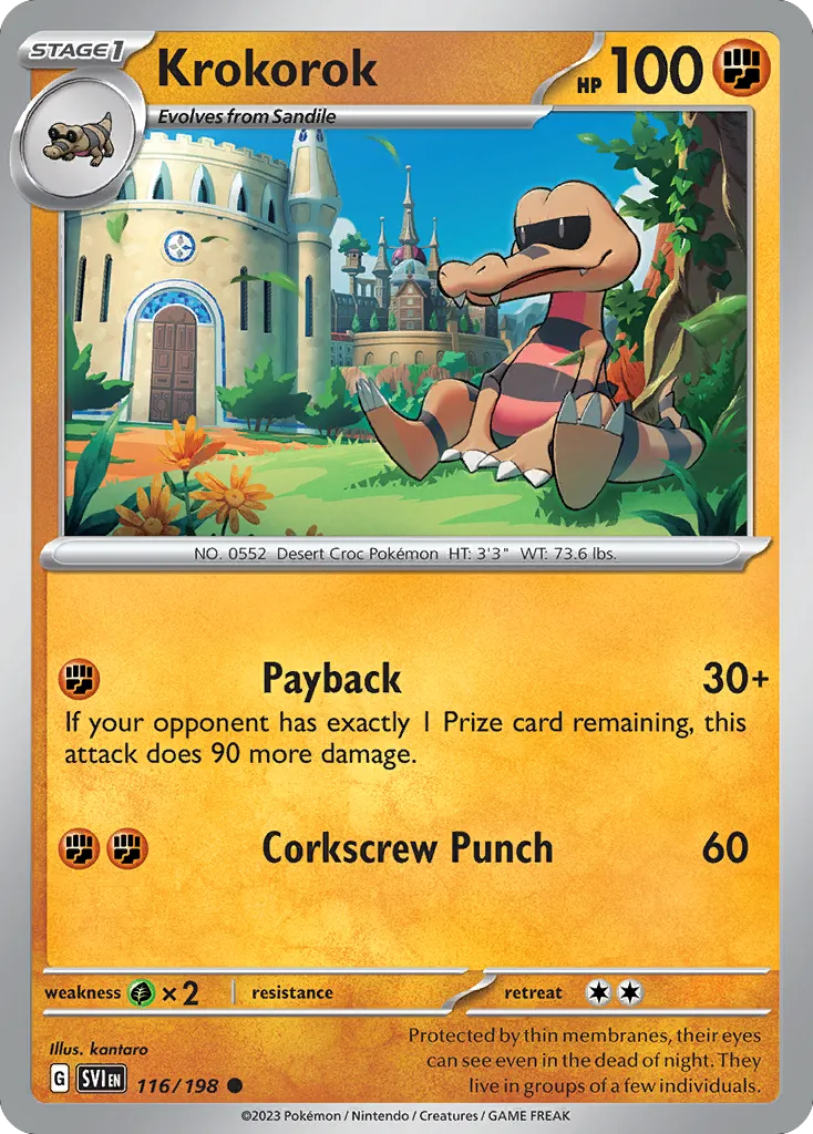 Krokorok — SV01: Scarlet & Violet Base Set — Pokemon