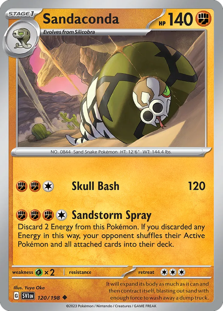 Sandaconda — SV01: Scarlet & Violet Base Set — Pokémon