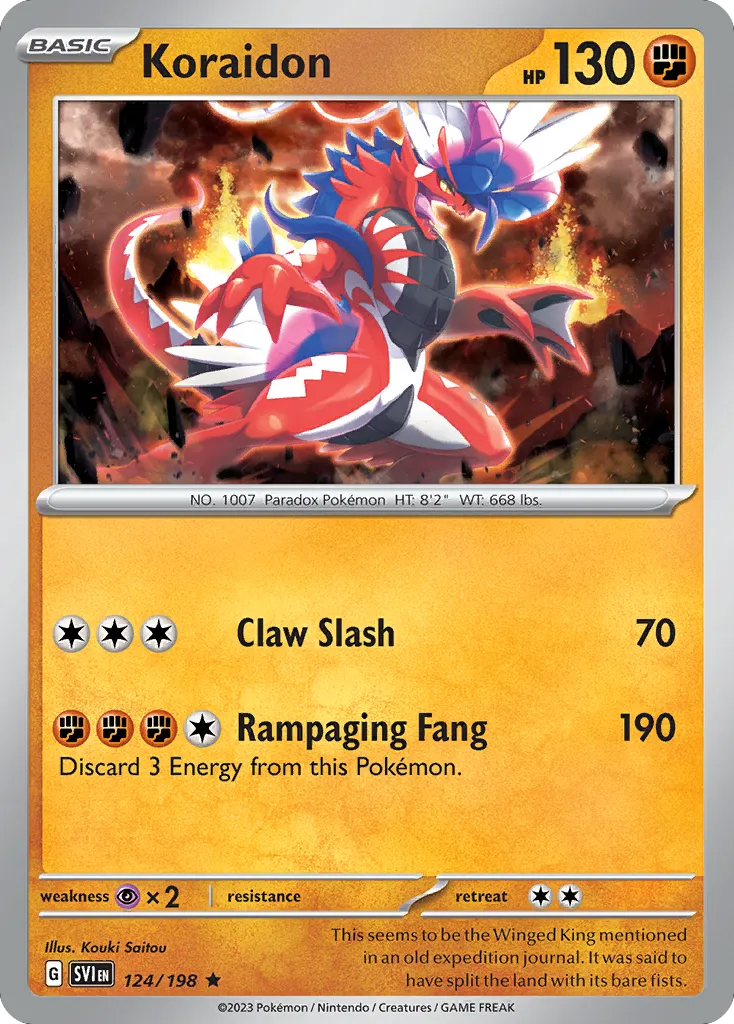 Koraidon — SV01: Scarlet & Violet Base Set — Pokémon