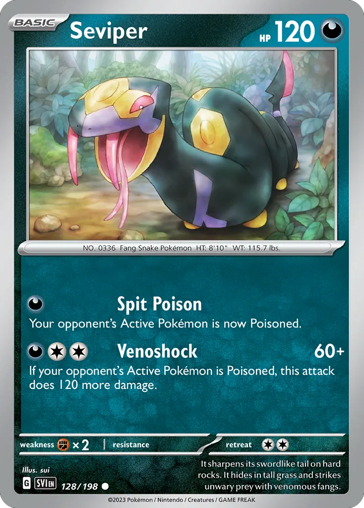 Séviper — SV01: Scarlet & Violet Base Set — Pokémon
