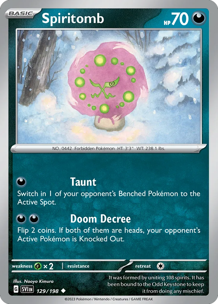 Spiritomb — SV01: Scarlet & Violet Base Set — Pokémon
