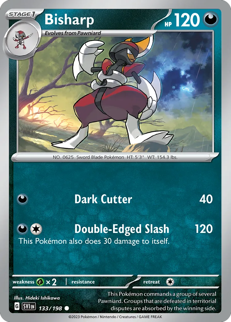 Bisharp — SV01: Scarlet & Violet Base Set — Pokémon