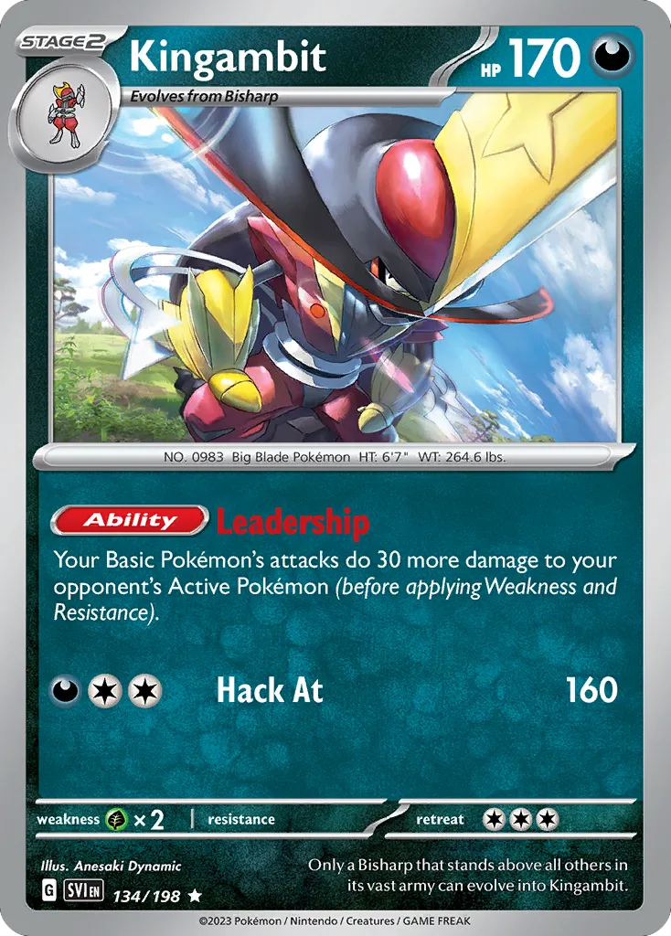 Kingambit — SV01: Scarlet & Violet Base Set — Pokémon
