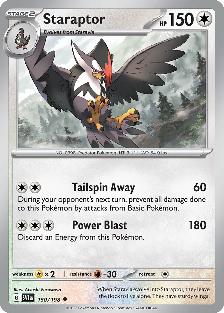 Staraptor — SV01: Scarlet & Violet Base Set — Pokémon