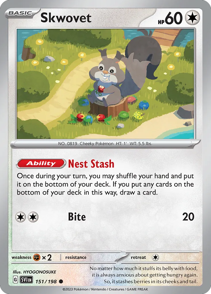 Rongourmand — SV01: Scarlet & Violet Base Set — Pokémon