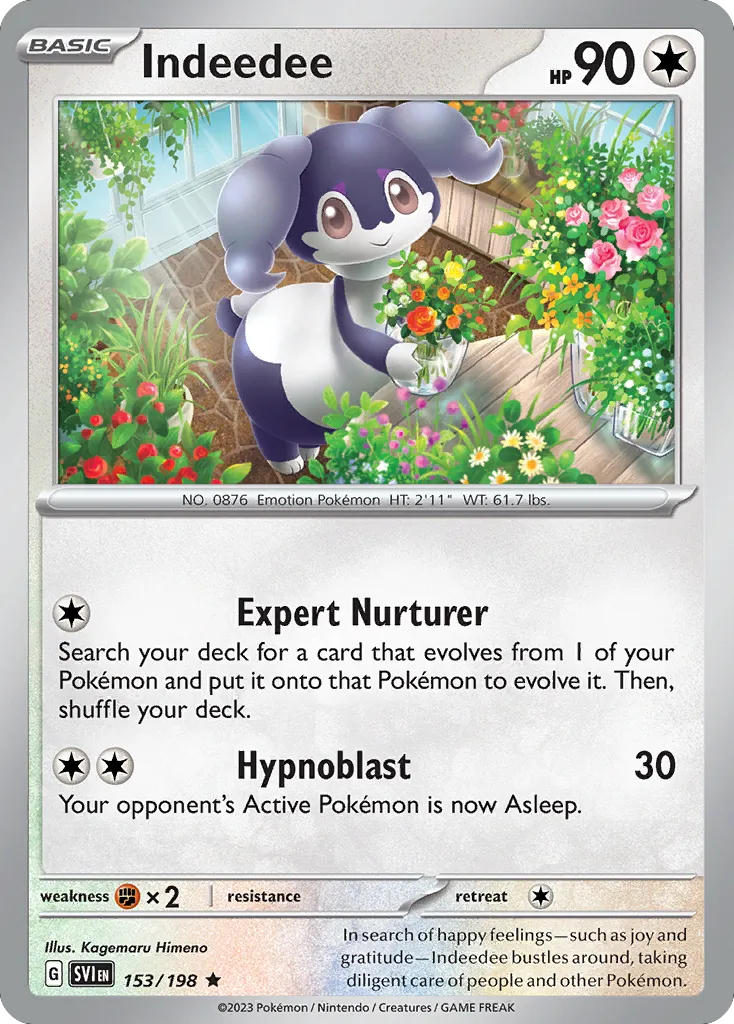 Indeedee — SV01: Scarlet & Violet Base Set — Pokémon