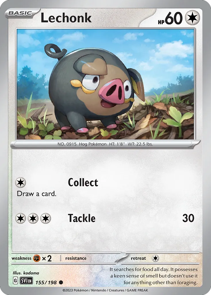 Lechonk — SV01: Scarlet & Violet Base Set — Pokémon