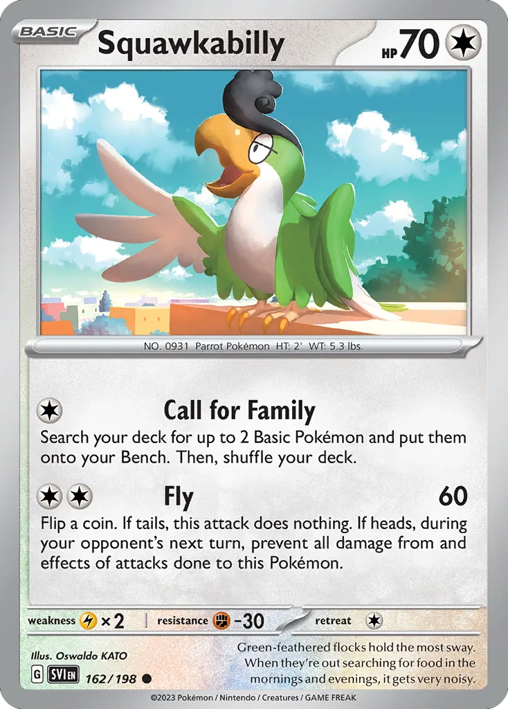 Squawkabilly — SV01: Scarlet & Violet Base Set — Pokémon