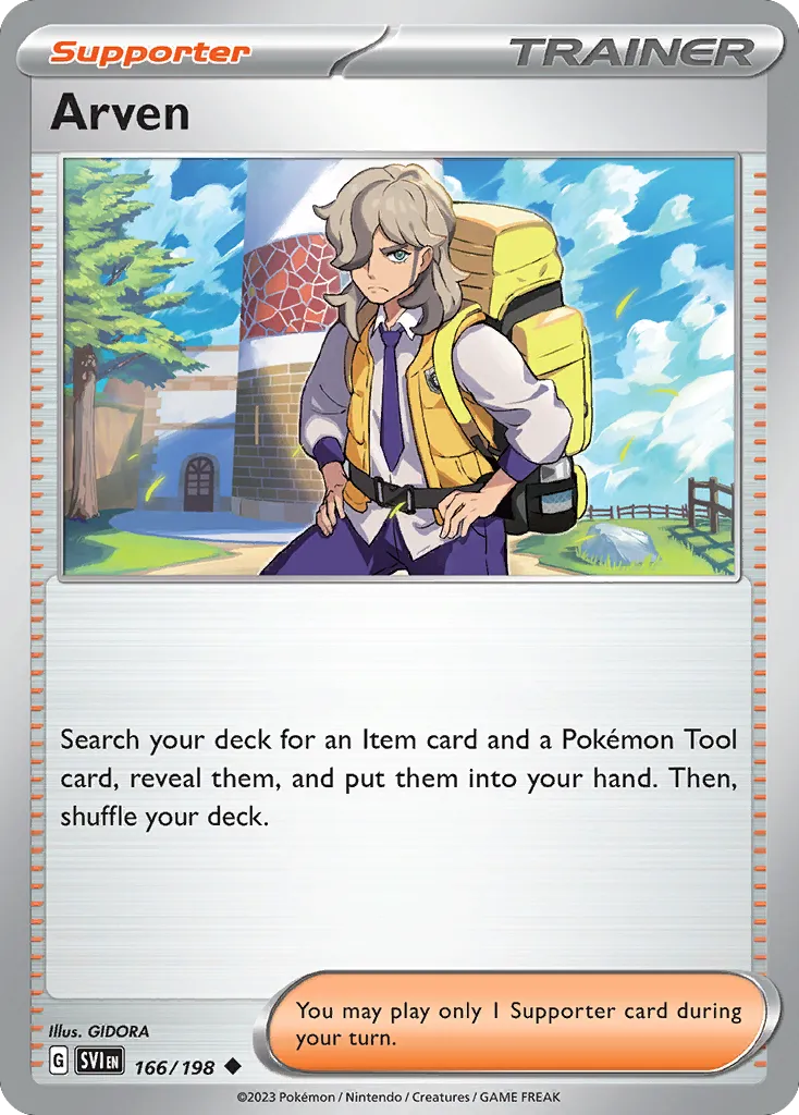 Arven — SV01: Scarlet & Violet Base Set — Pokémon