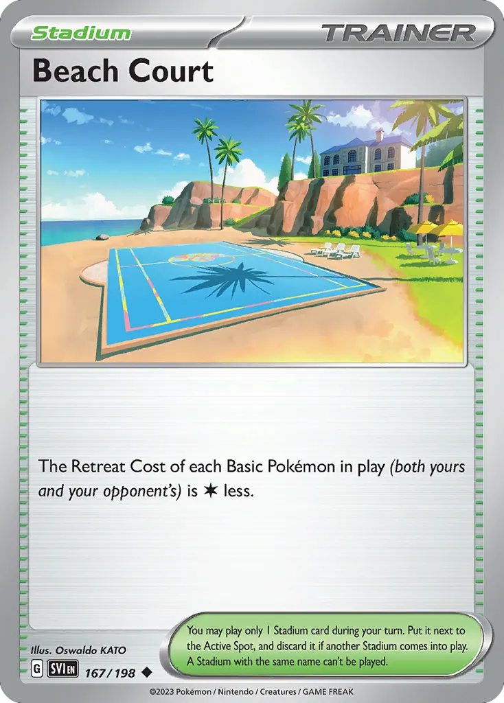 Beach Court — SV01: Scarlet & Violet Base Set — Pokémon