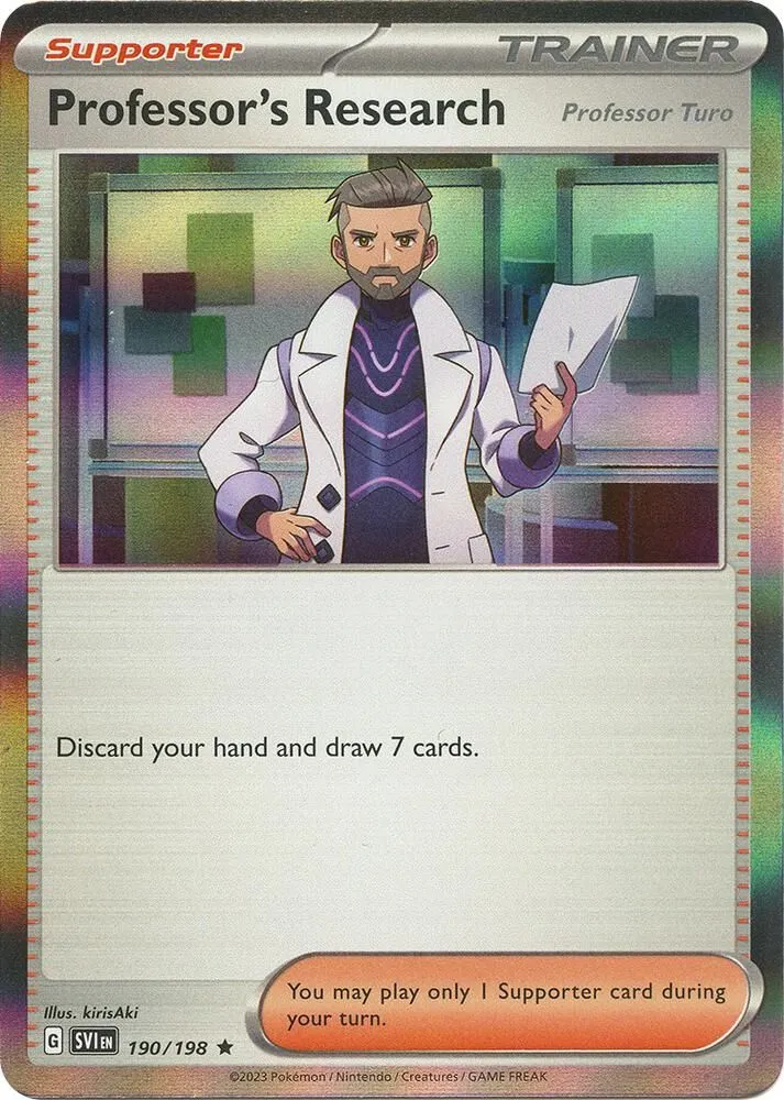 Professor's Research — SV01: Scarlet & Violet Base Set — Pokémon