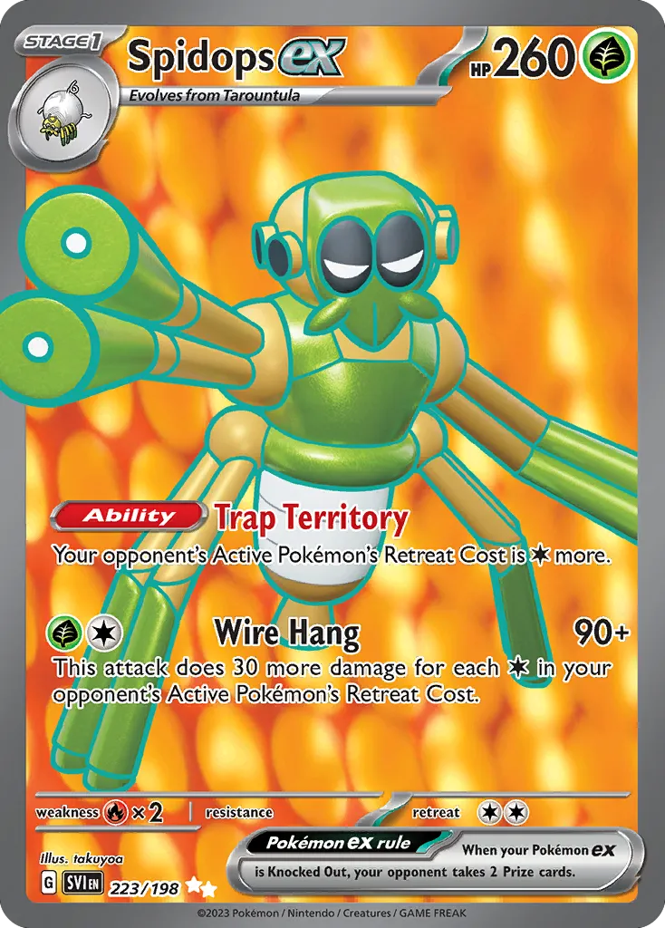 Filentrappe ex — SV01: Scarlet & Violet Base Set — Pokémon