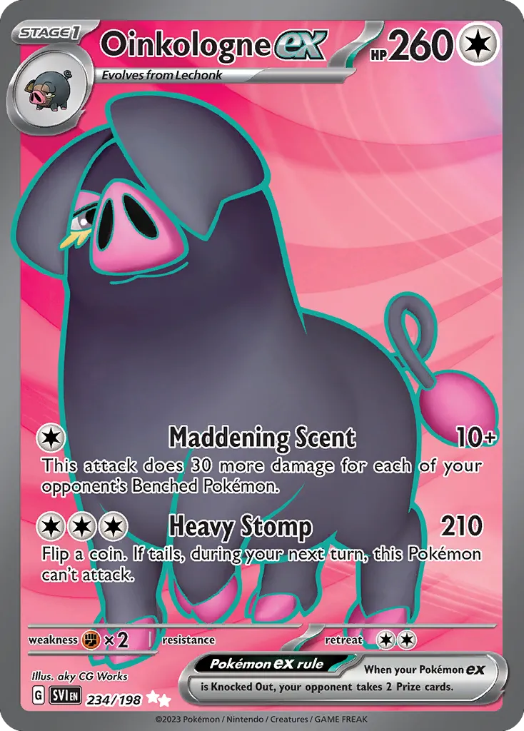 Oinkologne ex — SV01: Scarlet & Violet Base Set — Pokémon