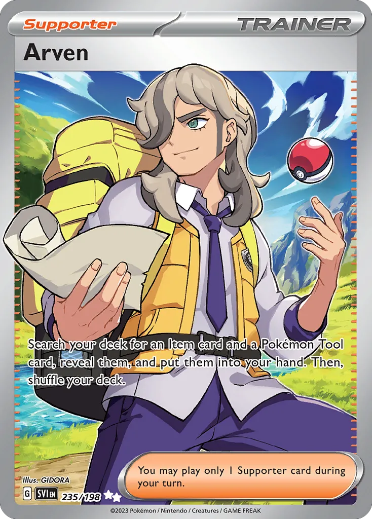 Arven — SV01: Scarlet & Violet Base Set — Pokémon