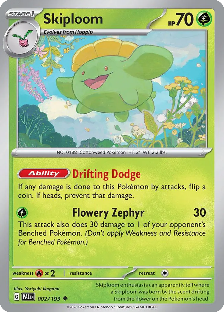 Skiploom — SV02: Paldea Evolved — Pokémon