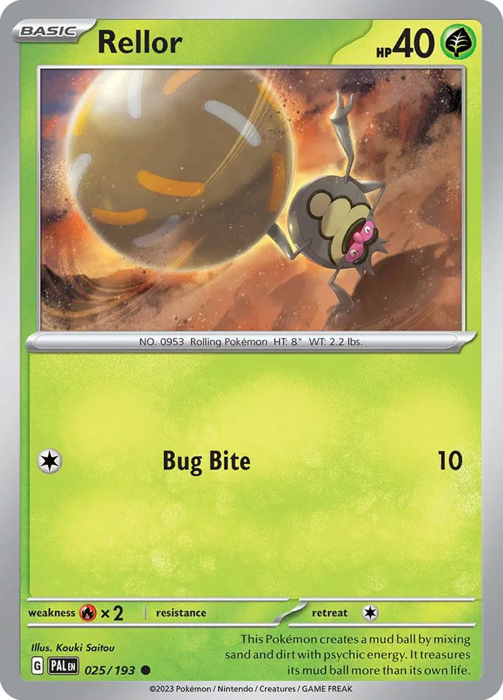 Rellor — SV02: Paldea Evolved — Pokémon