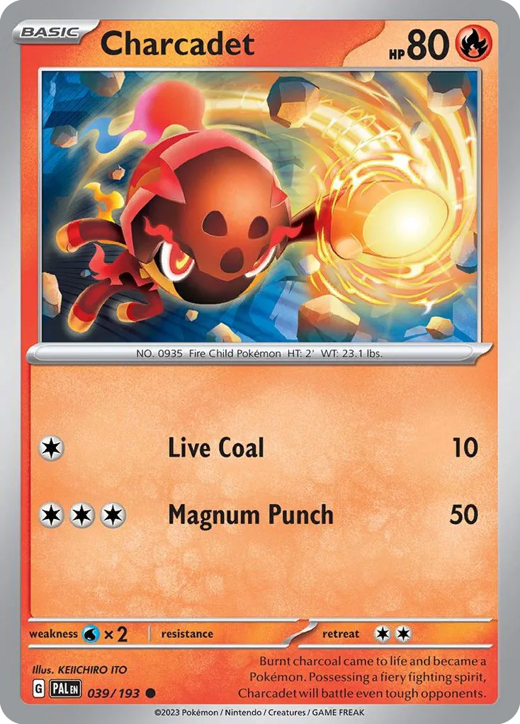 Charbambin from SV02: Paldea Evolved - Pokemon