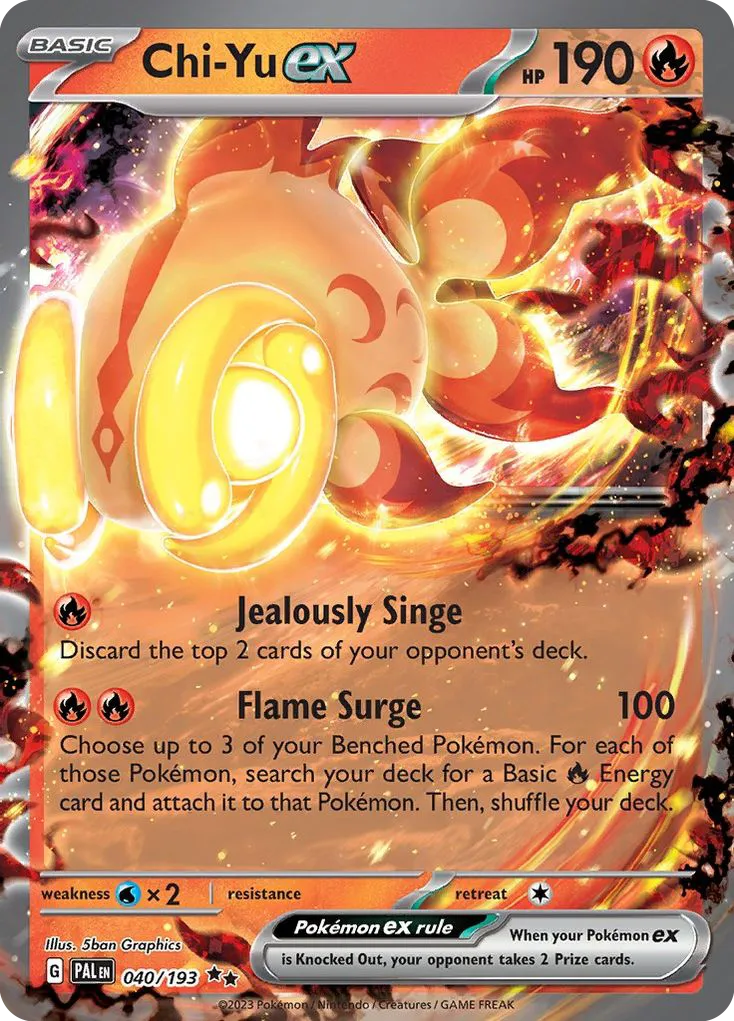 Chi-Yu ex — SV02: Paldea Evolved — Pokémon