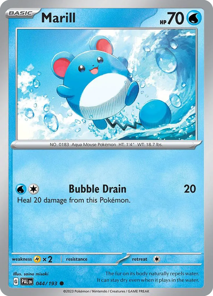 Marill — SV02: Paldea Evolved — Pokémon