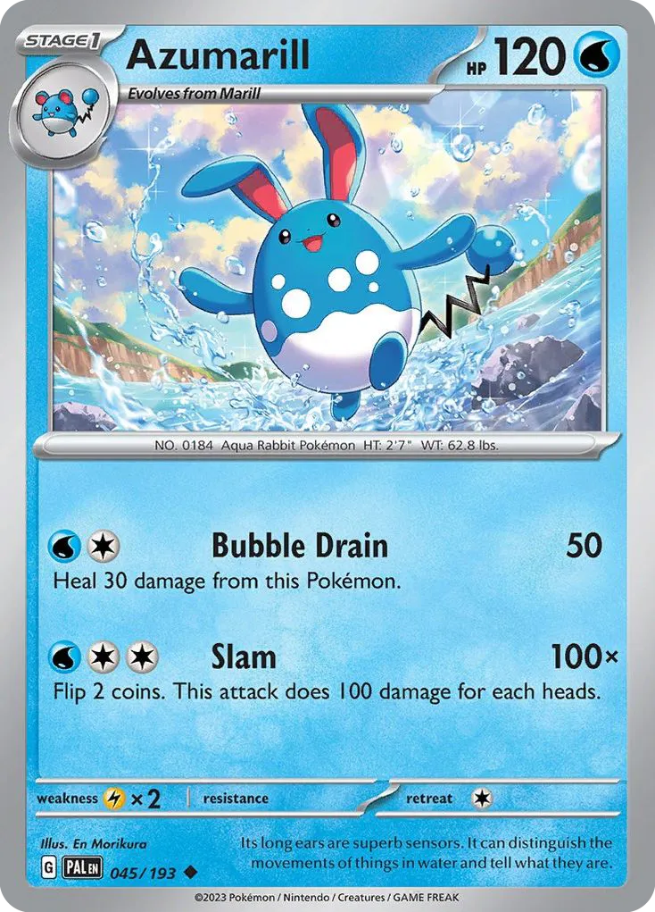 Azumarill — SV02: Paldea Evolved — Pokemon