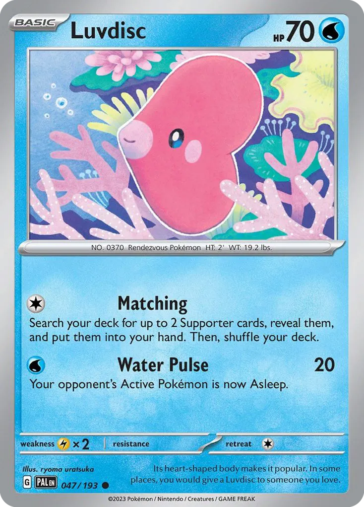 Lovdisc — SV02: Paldea Evolved — Pokemon