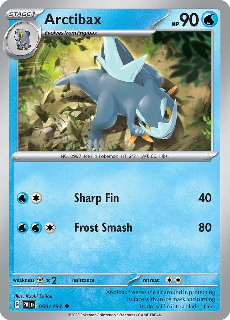 Cryodo — SV02: Paldea Evolved — Pokemon