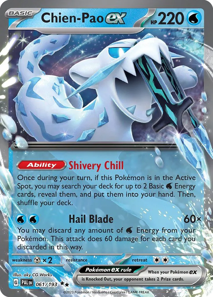 Chien-Pao ex — SV02: Paldea Evolved — Pokémon