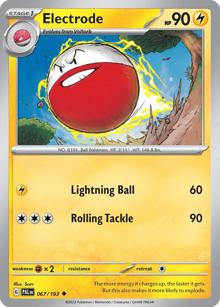 Électrode — SV02: Paldea Evolved — Pokémon