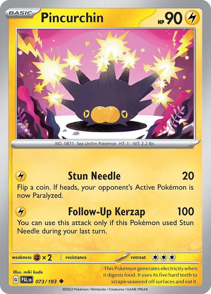 Pincurchin — SV02: Paldea Evolved — Pokémon