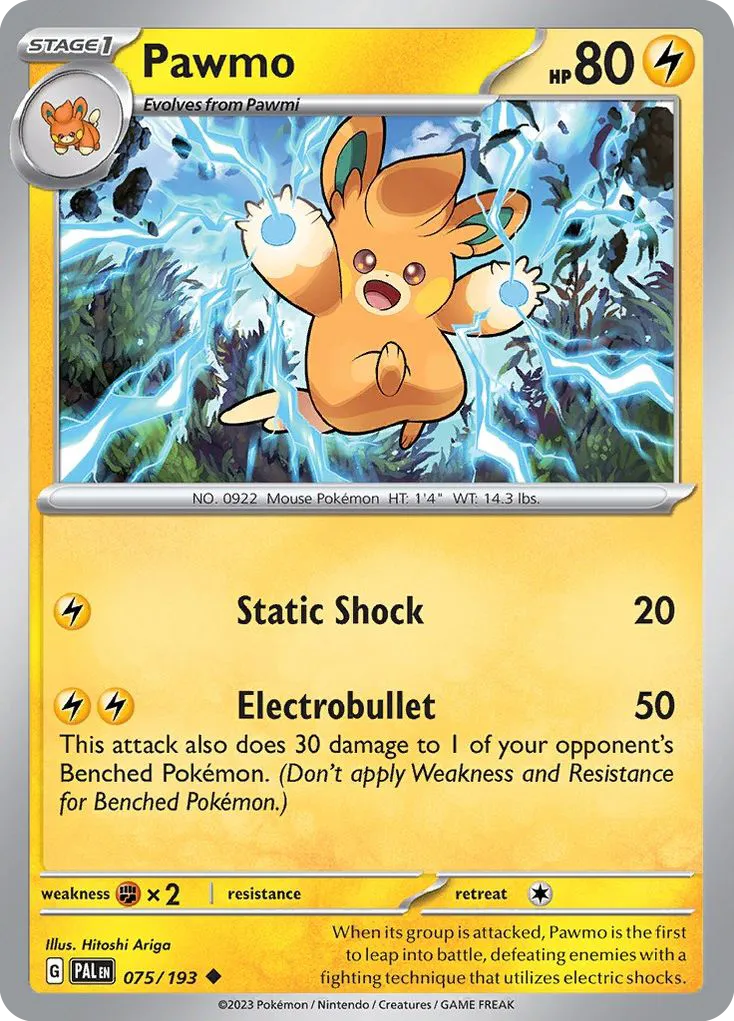 Pawmo — SV02: Paldea Evolved — Pokémon