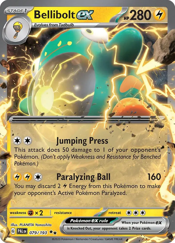 Bellibolt ex — SV02: Paldea Evolved — Pokémon
