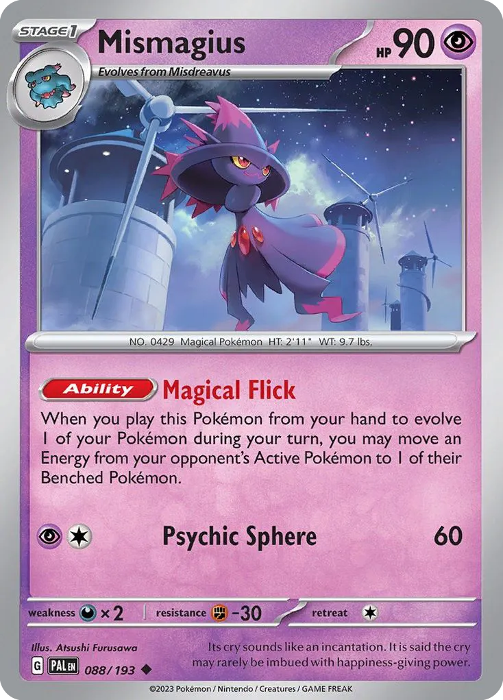 Mismagius — SV02: Paldea Evolved — Pokémon