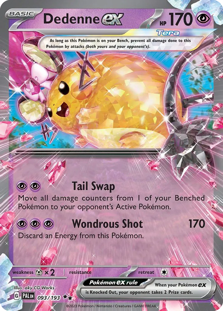 Dedenne ex — SV02: Paldea Evolved — Pokémon